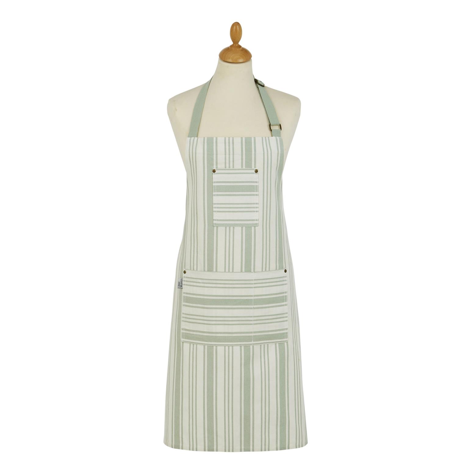 Ulster Weavers Sage Stripe Cotton Apron